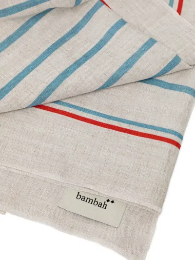 Bambah Striped Tablecloth In Blue