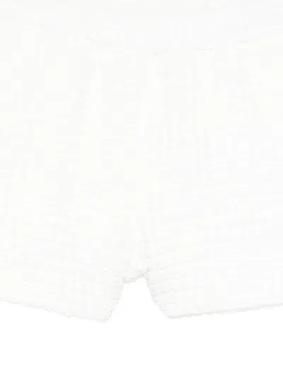 Douuod Textured Shorts In White