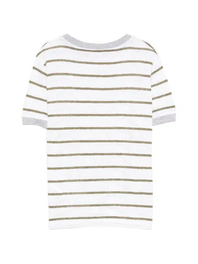 Eleventy Striped T-shirt In Multi