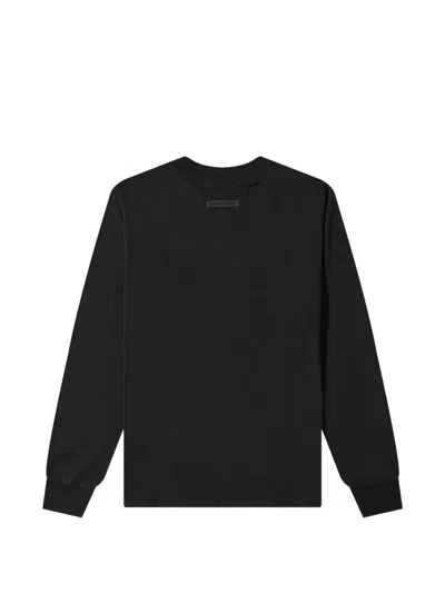 Essentials Logo-detail Sweatshirt In Black
