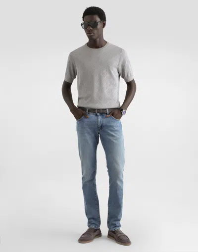 Dolce & Gabbana Multi-pocket Jeans In Blue