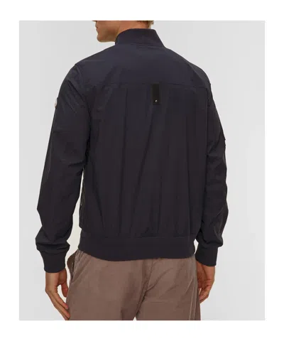 Moose Knuckles Bomber Jacket In Blue