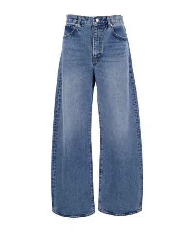 Frame Jeans With Belt Loops In Blue