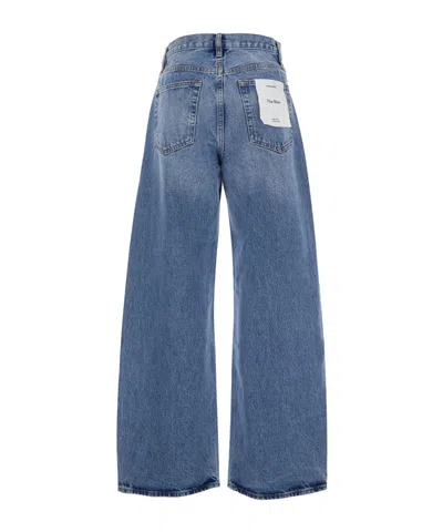 Frame Jeans With Belt Loops In Blue