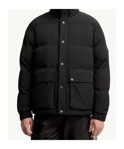 Moncler Adhara Short Down Jacket In Black