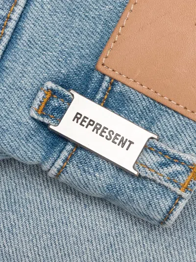 Represent Boot Cut Denim Trousers In Blue
