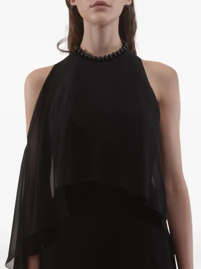 Gemy Maalouf Backless Split Jumpsuit In Black