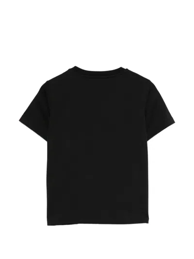 Balmain Buttoned T-shirt In Black