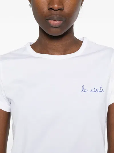 Maison Labiche Lettering T-shirt In White