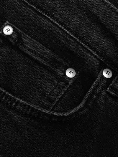 Represent Boot Cut Denim Trousers In Black