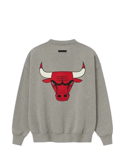 Essentials Bull Graphic Sweatshirt In Gray