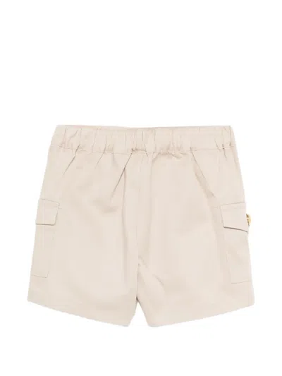 Balmain Button Cargo Shorts In Blue