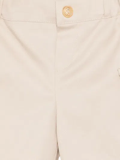 Balmain Button Cargo Shorts In Blue