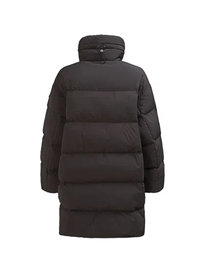 Duno Oversized Long Down Jacket In Black