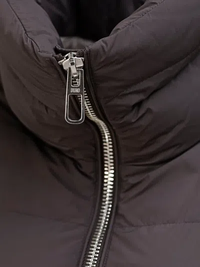 Duno Oversized Long Down Jacket In Black