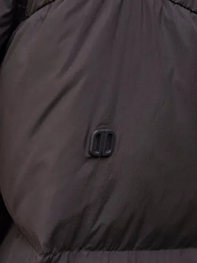 Duno Oversized Long Down Jacket In Black