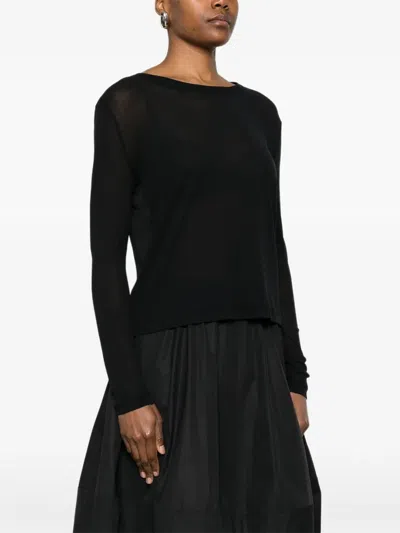 Co Long-sleeve T-shirt In Black
