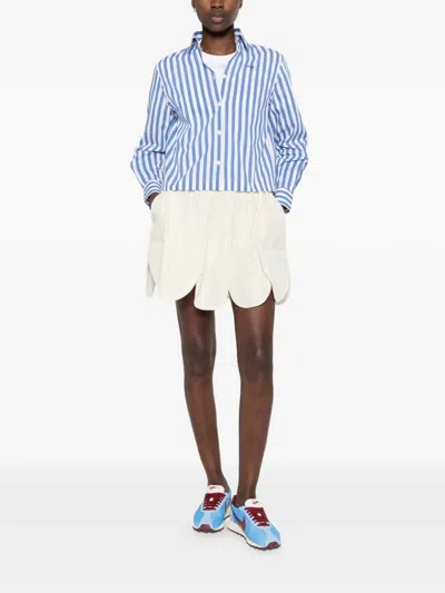 Maison Labiche Striped-pattern Shirt In Blue