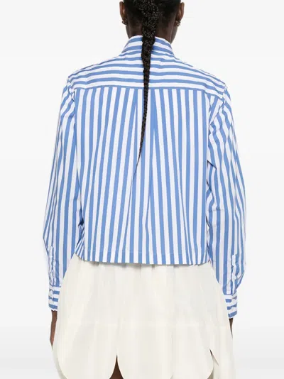Maison Labiche Striped-pattern Shirt In Blue