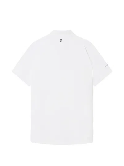Lacoste Short Sleeved Polo T Shirt White In Bianco Bianco