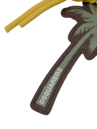 Dsquared2 Monkey Business Keyring In Brown