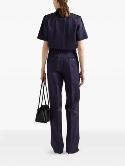 Prada Chino Pants In Blue