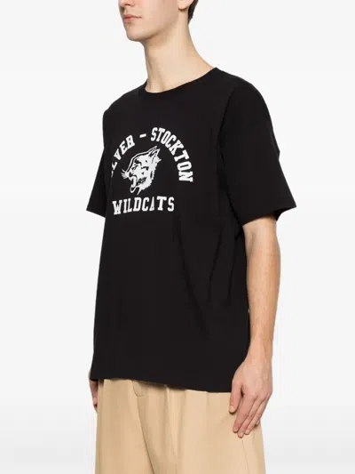 Wild Donkey Graphic T-shirt In Black