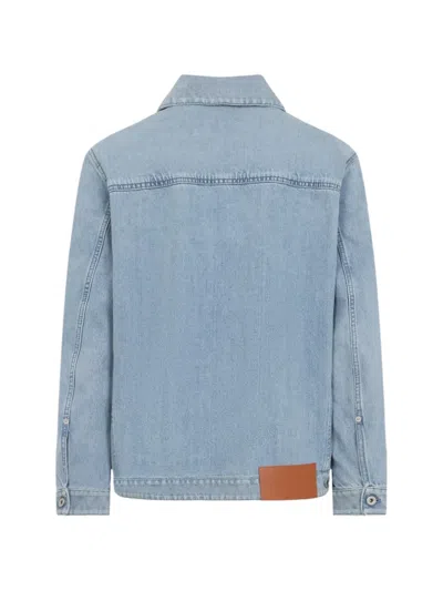 Jil Sander Denim Jacket Long Sleeves Chest Pockets In Blue
