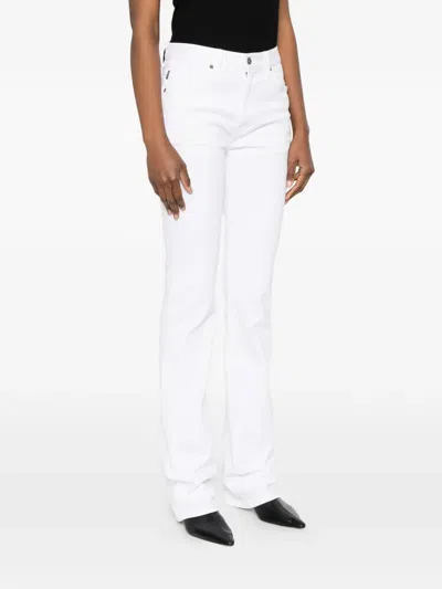 Tom Ford Button Trousers In White