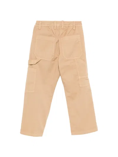 Paolo Pecora Elasticated Trousers In Neutral