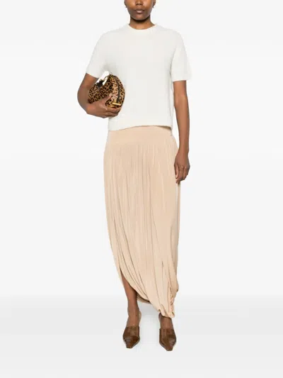 Roberto Collina Short-sleeved Pullover In White