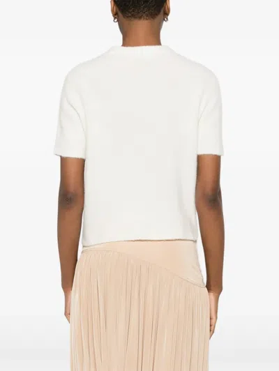 Roberto Collina Short-sleeved Pullover In White