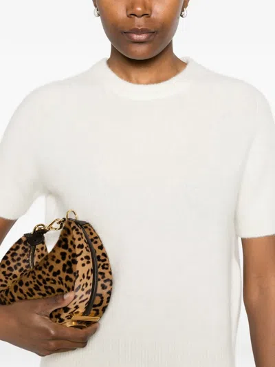 Roberto Collina Short-sleeved Pullover In White