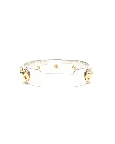 Celine Céline Bangle Bracelet In White