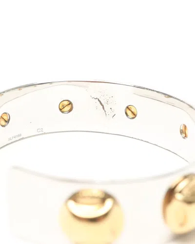 Celine Céline Bangle Bracelet In White