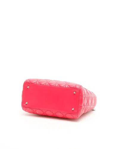 Dior Christian Medium Lady Bag In Pink | ModeSens