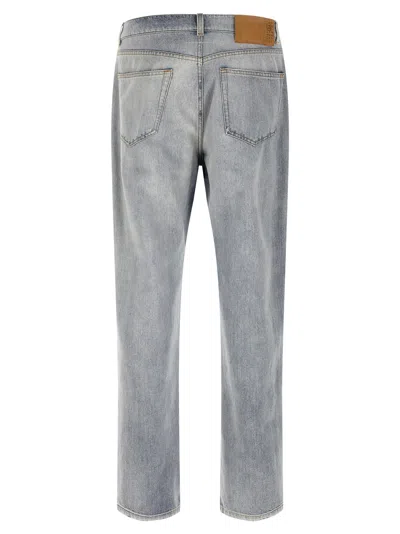 Mm6 Maison Margiela Used Effect Jeans In Blue