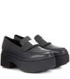 OPENING CEREMONY Agness platform leather loafers,P00213434