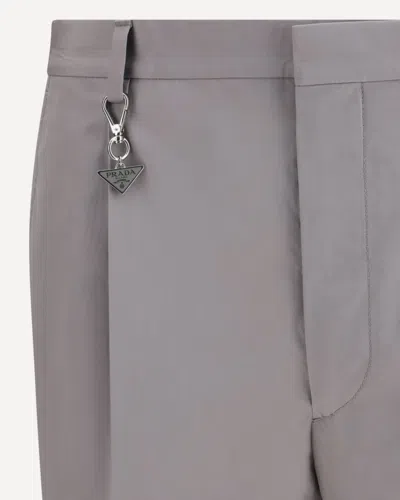 Prada Regular Trouser In Gray