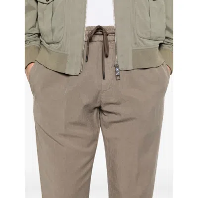 Dondup Drawstring Trousers In Neutral