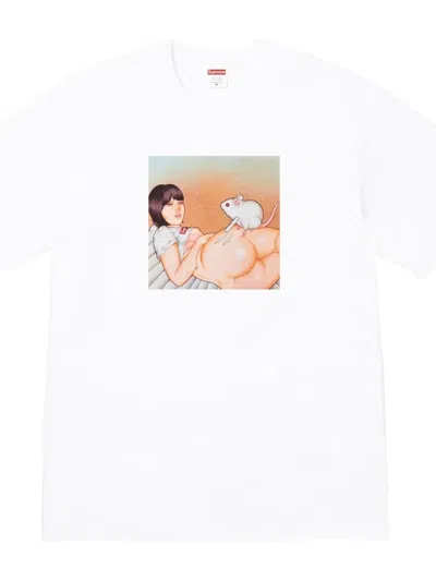 Supreme Mouse T-shirt In White