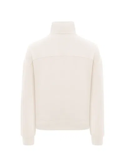 Annafoxy Calme Zip Sweatshirt In Neutral