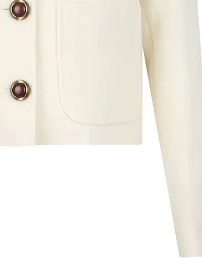 Fortela Buttoned Jacket In Red