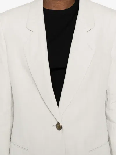 Giorgio Armani Button Single-breasted Blazer In White