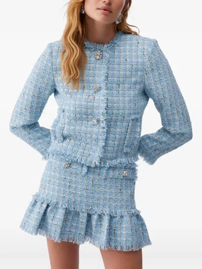 Liu •jo Buttoned Jacket In Blue