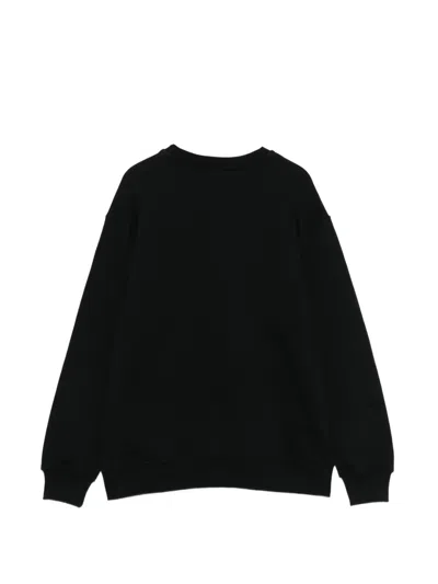 Msgm Crewneck Sweatshirt In Black