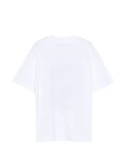 Msgm Floral-print T-shirt In White