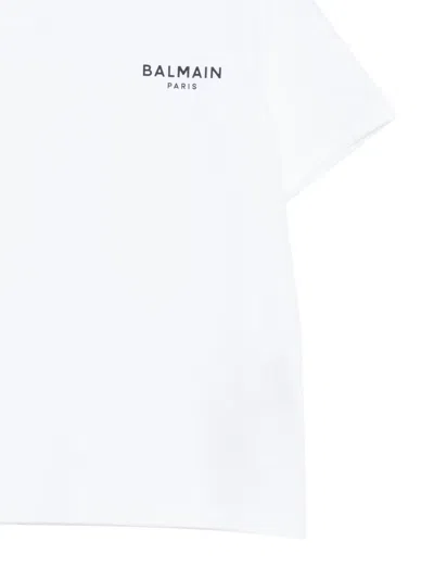 Balmain Logo-motif T-shirt In White