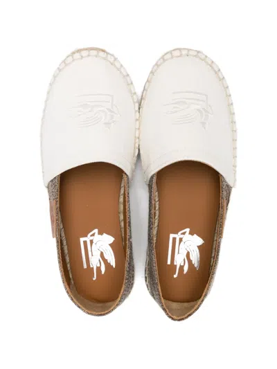 Etro Paisley Pattern Logo Loafers In Multi