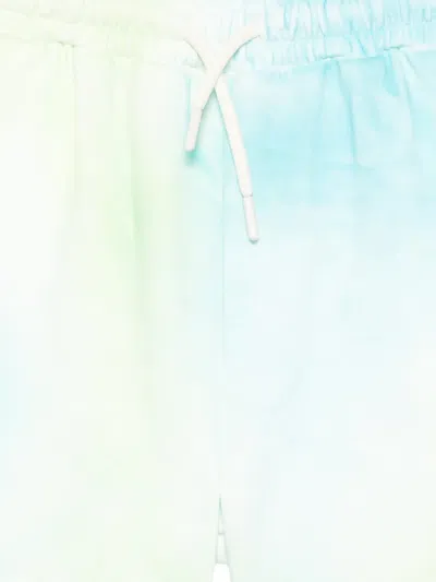 Msgm Tie-dye Shorts In Multi